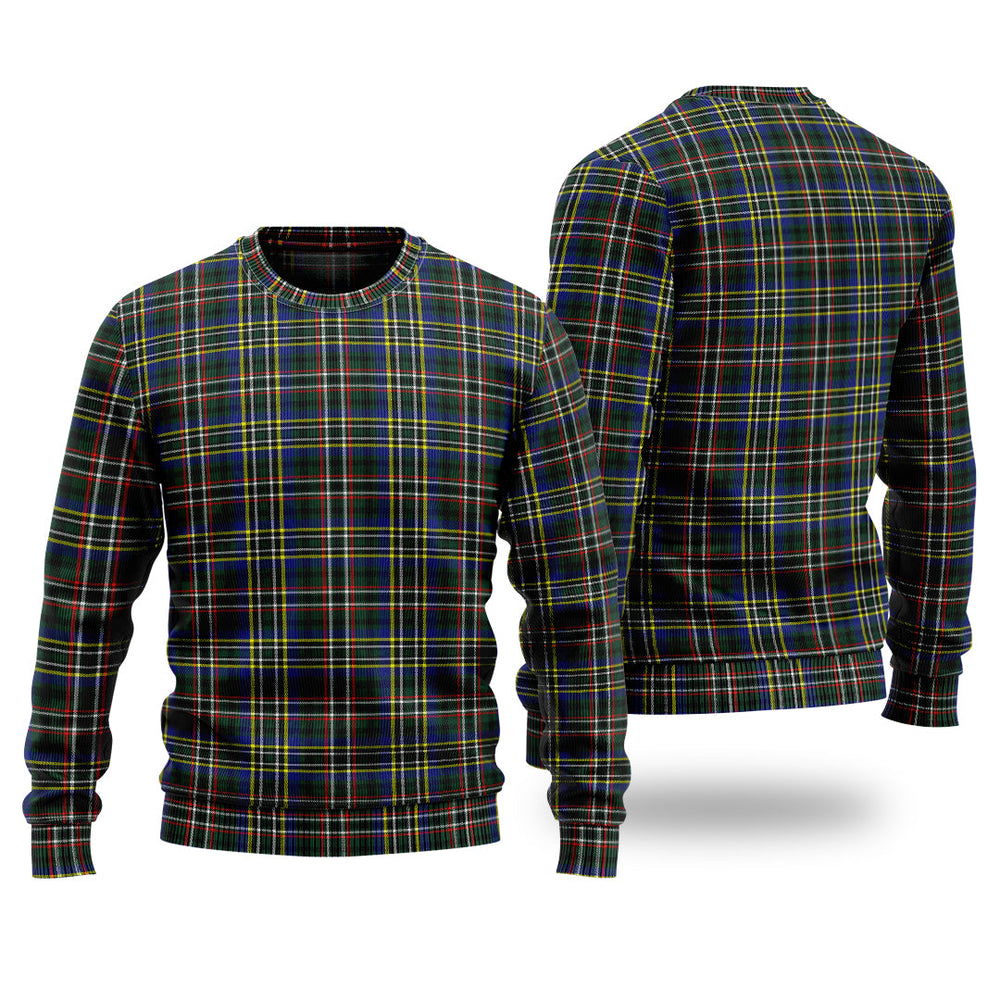 Clan Scott Green Modern Tartan Christmas Ugly Sweater VQ56 Clan Scott (Scott Tartan) Tartan Sweater