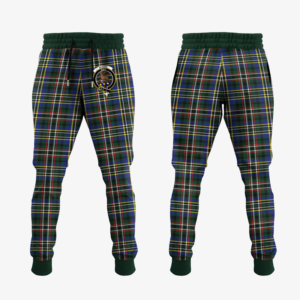 Clan Scott Green Modern Tartan Crest Jogger Sweatpants IA85 Clan Scott (Scott Tartan) Tartan Today