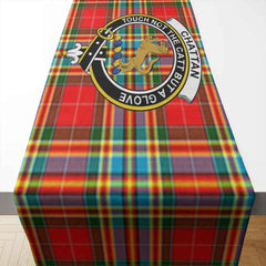 Clan Chattan Tartan Crest Table Runner Cotton BQ66 Chattan Tartan Tartan Table Runner