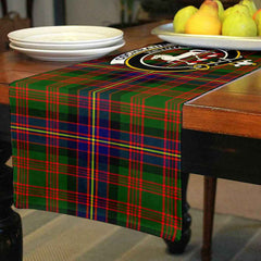 Clan Cochrane Tartan Crest Table Runner Cotton DB19 Cochrane Tartan Tartan Table Runner