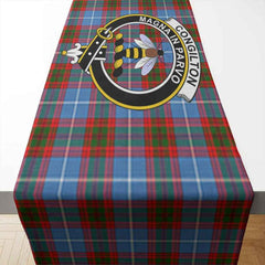 Clan Congilton Tartan Crest Table Runner Cotton VV91 Congilton Tartan Tartan Table Runner