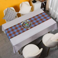Clan Crichton Tartan Crest Table Runner Cotton YD48 Crichton Tartan Tartan Table Runner