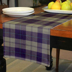 Clan Cunningham Dress Blue Dancers Tartan Table Runner Cotton CF10 Cunningham Dress Blue Dancers Tartan Tartan Table Runner
