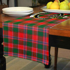 Clan Dalziel Tartan Crest Table Runner Cotton JL51 Dalziel Tartan Tartan Table Runner