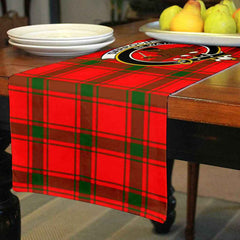 Clan Darroch (Gourock) Tartan Crest Table Runner Cotton EL22 Darroch (Gourock) Tartan Tartan Table Runner