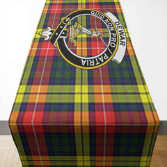 Clan Dewar Tartan Crest Table Runner Cotton VM31 Dewar Tartan Tartan Table Runner