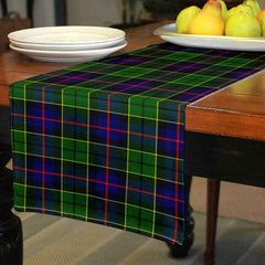 Clan Forsyth Modern Tartan Table Runner Cotton PM53 Forsyth Modern Tartan Tartan Table Runner