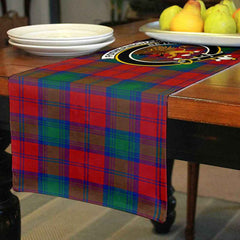 Clan Fotheringham Tartan Crest Table Runner Cotton UO23 Fotheringham Tartan Tartan Table Runner