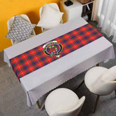 Clan Fraser Tartan Crest Table Runner Cotton PI80 Fraser Tartan Tartan Table Runner