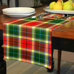 Clan Gibson Tartan Crest Table Runner Cotton FS32 Gibson Tartan Tartan Table Runner
