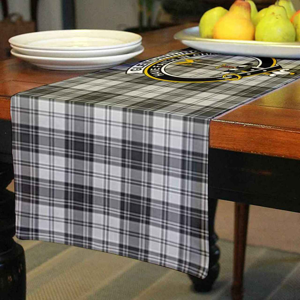 Clan Glendinning Tartan Crest Table Runner Cotton JK50 Glendinning Tartan Tartan Table Runner