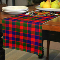 Clan Gow (or McGouan) Tartan Crest Table Runner Cotton EF21 Gow (or McGouan) Tartan Tartan Table Runner