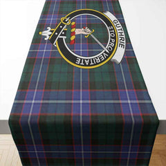 Clan Guthrie Tartan Crest Table Runner Cotton BI27 Guthrie Tartan Tartan Table Runner