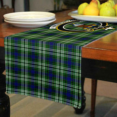 Clan Haliburton Tartan Crest Table Runner Cotton LU42 Haliburton Tartan Tartan Table Runner
