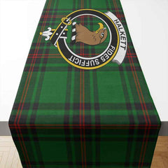Clan Halkett Tartan Crest Table Runner Cotton VN18 Halkett Tartan Tartan Table Runner