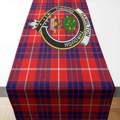 Clan Hamilton Tartan Crest Table Runner Cotton LJ34 Hamilton Tartan Tartan Table Runner