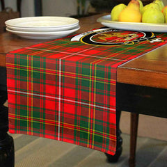 Clan Hay Tartan Crest Table Runner Cotton TP39 Hay Tartan Tartan Table Runner