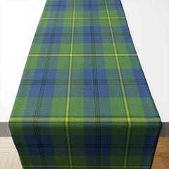 Clan Johnston Ancient Tartan Table Runner Cotton PS23 Johnston Ancient Tartan Tartan Table Runner