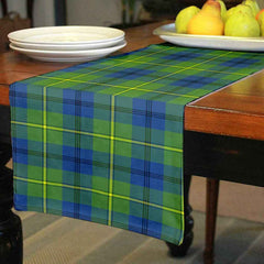 Clan Johnston Ancient Tartan Table Runner Cotton PS23 Johnston Ancient Tartan Tartan Table Runner
