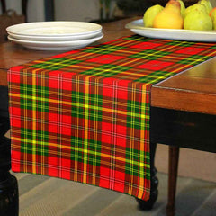 Clan Leask Tartan Table Runner Cotton WU73 Leask Tartan Tartan Table Runner