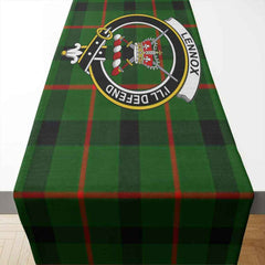 Clan Lennox (Lennox Kincaid) Tartan Crest Table Runner Cotton JD38 Lennox (Lennox Kincaid) Tartan Tartan Table Runner