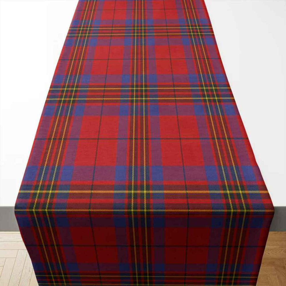 Clan Leslie Modern Tartan Table Runner Cotton BY86 Leslie Modern Tartan Tartan Table Runner