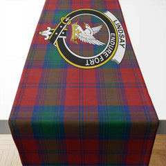 Clan Lindsay Tartan Crest Table Runner Cotton AH43 Lindsay Tartan Tartan Table Runner