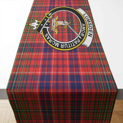 Clan Lumsden Tartan Crest Table Runner Cotton CF26 Lumsden Tartan Tartan Table Runner
