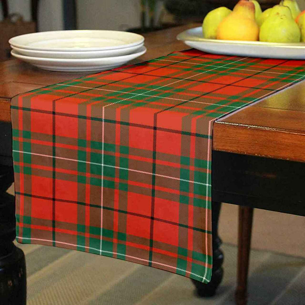 Clan MacAulay Ancient Tartan Table Runner Cotton QP49 MacAulay Ancient Tartan Tartan Table Runner