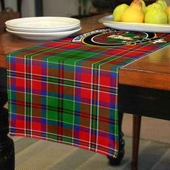 Clan MacCulloch (McCulloch) Tartan Crest Table Runner Cotton BO19 MacCulloch (McCulloch) Tartan Tartan Table Runner
