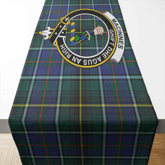 Clan MacInnes Tartan Crest Table Runner Cotton RQ55 MacInnes Tartan Tartan Table Runner