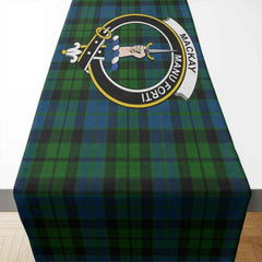 Clan MacKay Tartan Crest Table Runner Cotton BQ88 MacKay Tartan Tartan Table Runner