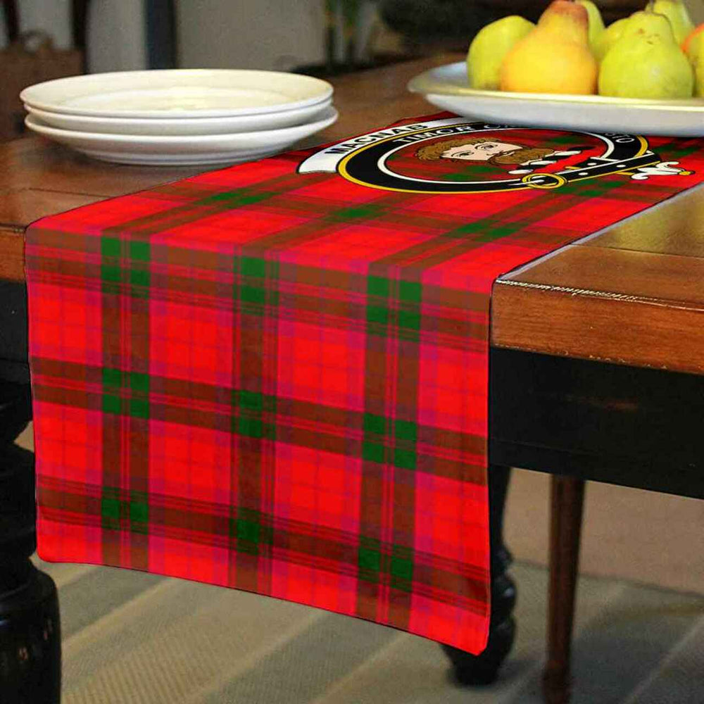 Clan Clan MacNab Tartan Crest Table Runner Cotton OL37 MacNab Tartan Tartan Table Runner