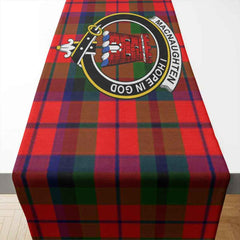 Clan Clan Clan MacNaughten Tartan Crest Table Runner Cotton RD82 MacNaughten Tartan Tartan Table Runner