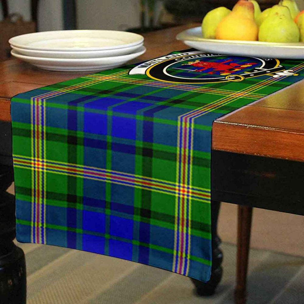 Clan Clan Maitland Tartan Crest Table Runner Cotton AB70 Maitland Tartan Tartan Table Runner