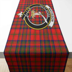 Clan Clan Matheson Tartan Crest Table Runner Cotton WA73 Matheson Tartan Tartan Table Runner
