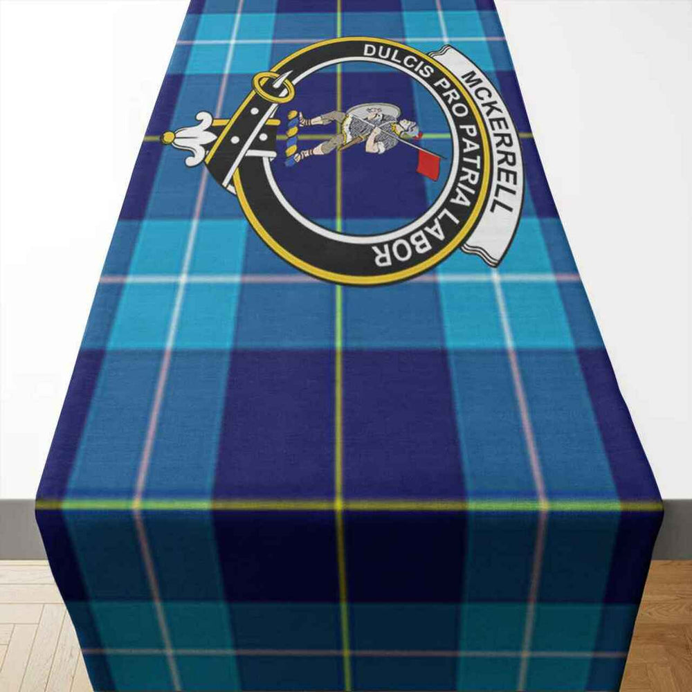 Clan Clan McKerrell Tartan Crest Table Runner Cotton MJ74 McKerrell Tartan Tartan Table Runner