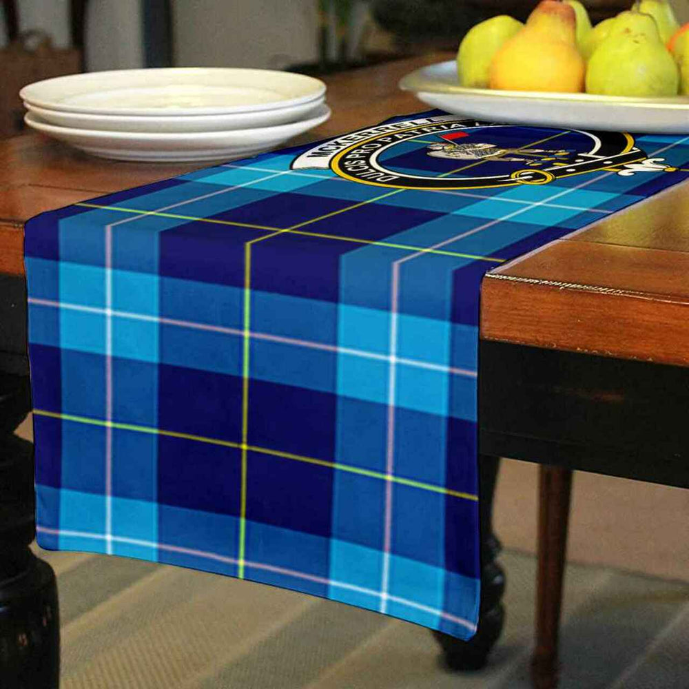Clan Clan McKerrell Tartan Crest Table Runner Cotton MJ74 McKerrell Tartan Tartan Table Runner