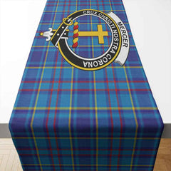 Clan Clan Mercer Tartan Crest Table Runner Cotton WV28 Mercer Tartan Tartan Table Runner