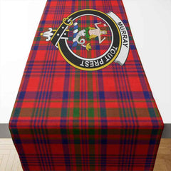 Clan Clan Murray (of Dysart) Tartan Crest Table Runner Cotton LD81 Murray (of Dysart) Tartan Tartan Table Runner