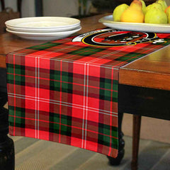 Clan Clan Nesbitt Tartan Crest Table Runner Cotton BY62 Nesbitt Tartan Tartan Table Runner