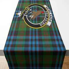 Clan Clan Newlands Tartan Crest Table Runner Cotton FM50 Newlands Tartan Tartan Table Runner