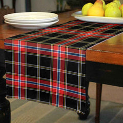 Clan Clan Norwegian Night Tartan Table Runner Cotton DS80 Norwegian Night Tartan Tartan Table Runner