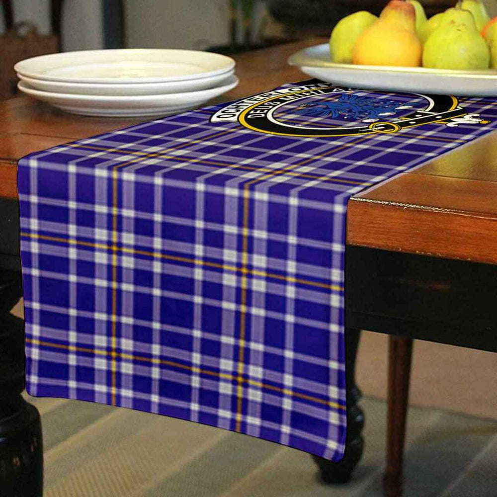 Clan Clan Ochterlony Tartan Crest Table Runner Cotton IP68 Ochterlony Tartan Tartan Table Runner