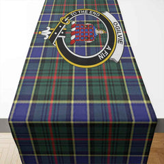 Clan Clan Ogilvie Tartan Crest Table Runner Cotton HG49 Ogilvie Tartan Tartan Table Runner