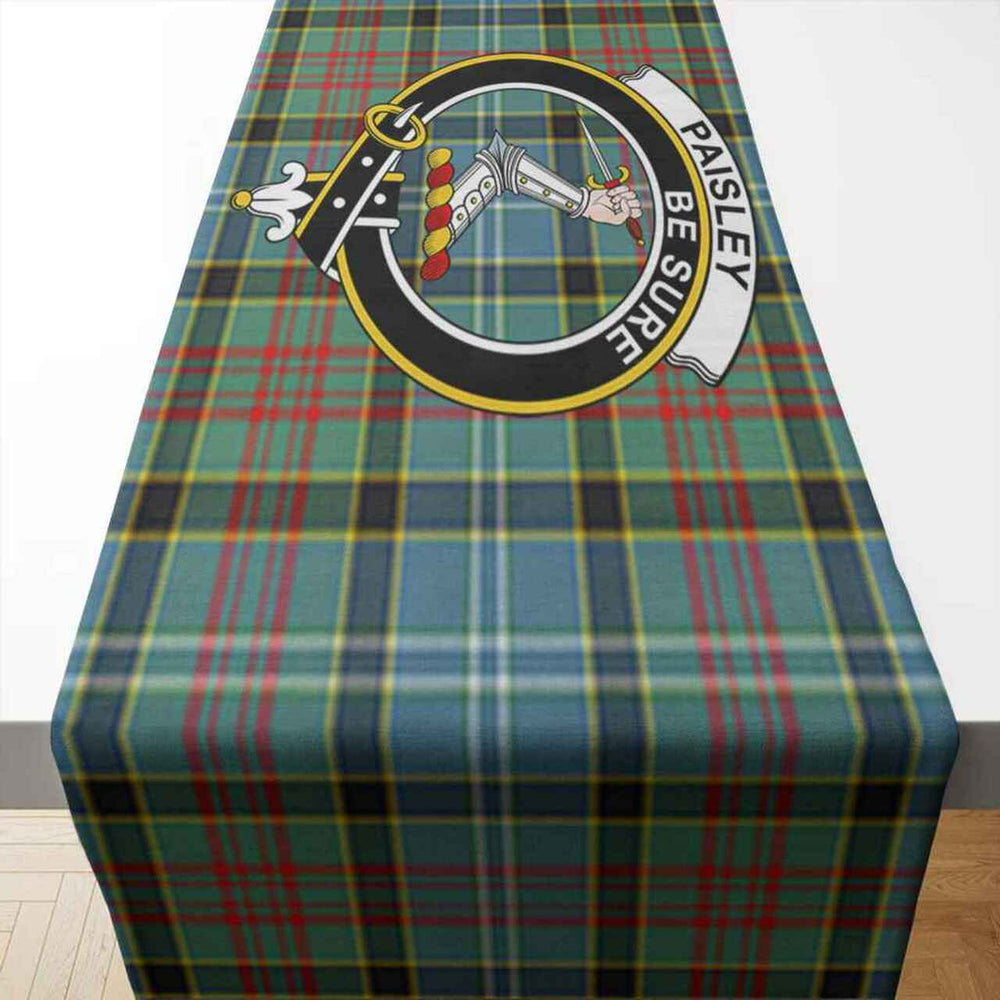 Clan Clan Paisley Tartan Crest Table Runner Cotton LE60 Paisley Tartan Tartan Table Runner