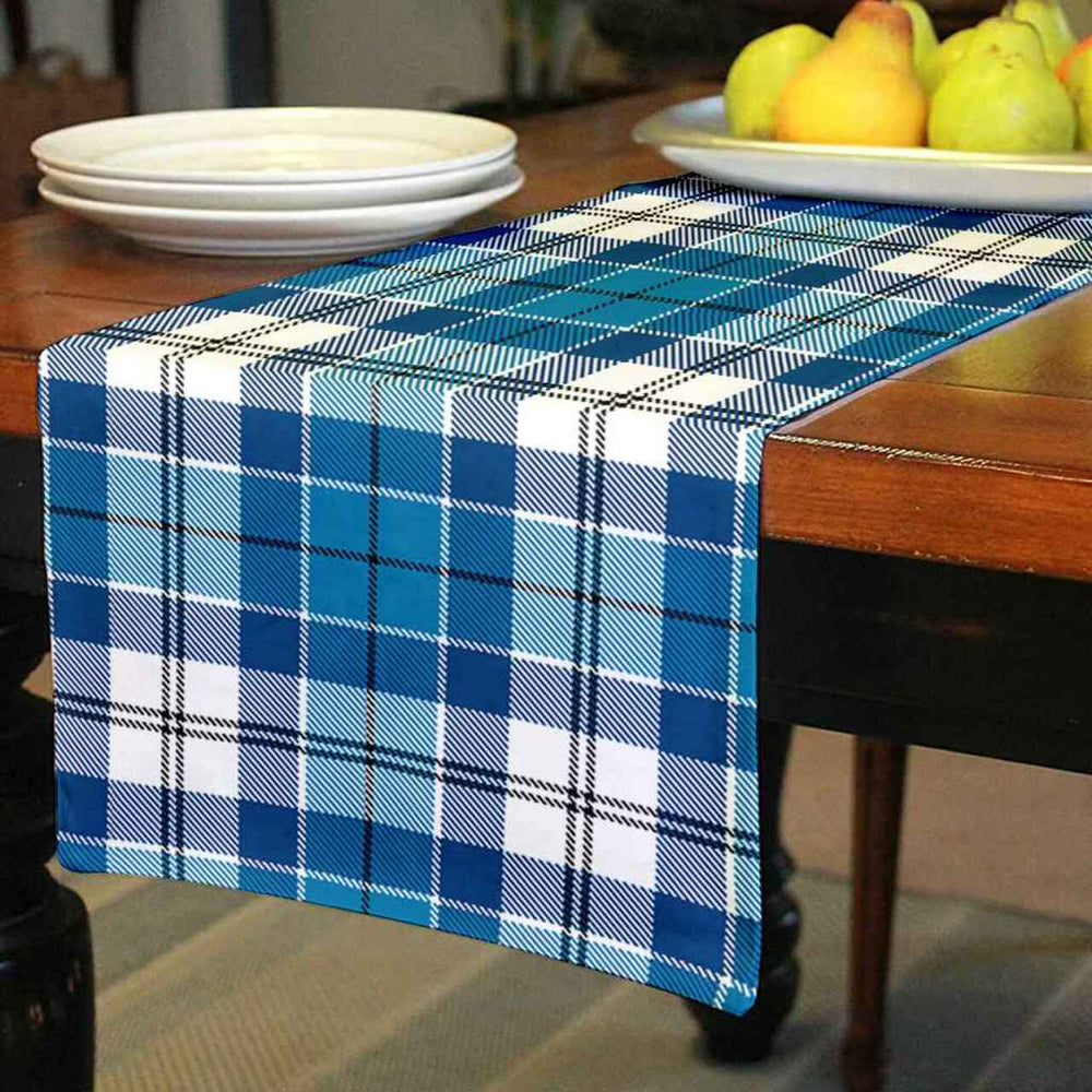 Clan Roberton Tartan Table Runner Cotton BH25 Roberton Tartan Tartan Table Runner