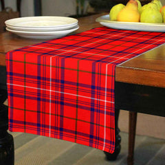 Clan Rose Modern Tartan Table Runner Cotton PP19 Rose Modern Tartan Tartan Table Runner