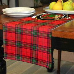 Clan Seton Tartan Crest Table Runner Cotton RK90 Seton Tartan Tartan Table Runner