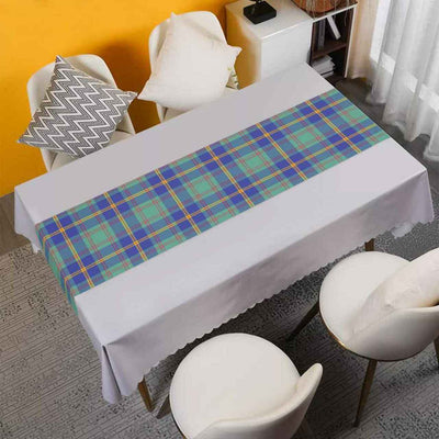 Clan US Marine Tartan Table Runner Cotton